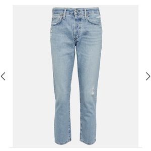 Citizens of Humanity Emerson Slim Boyfriend mid rise crop